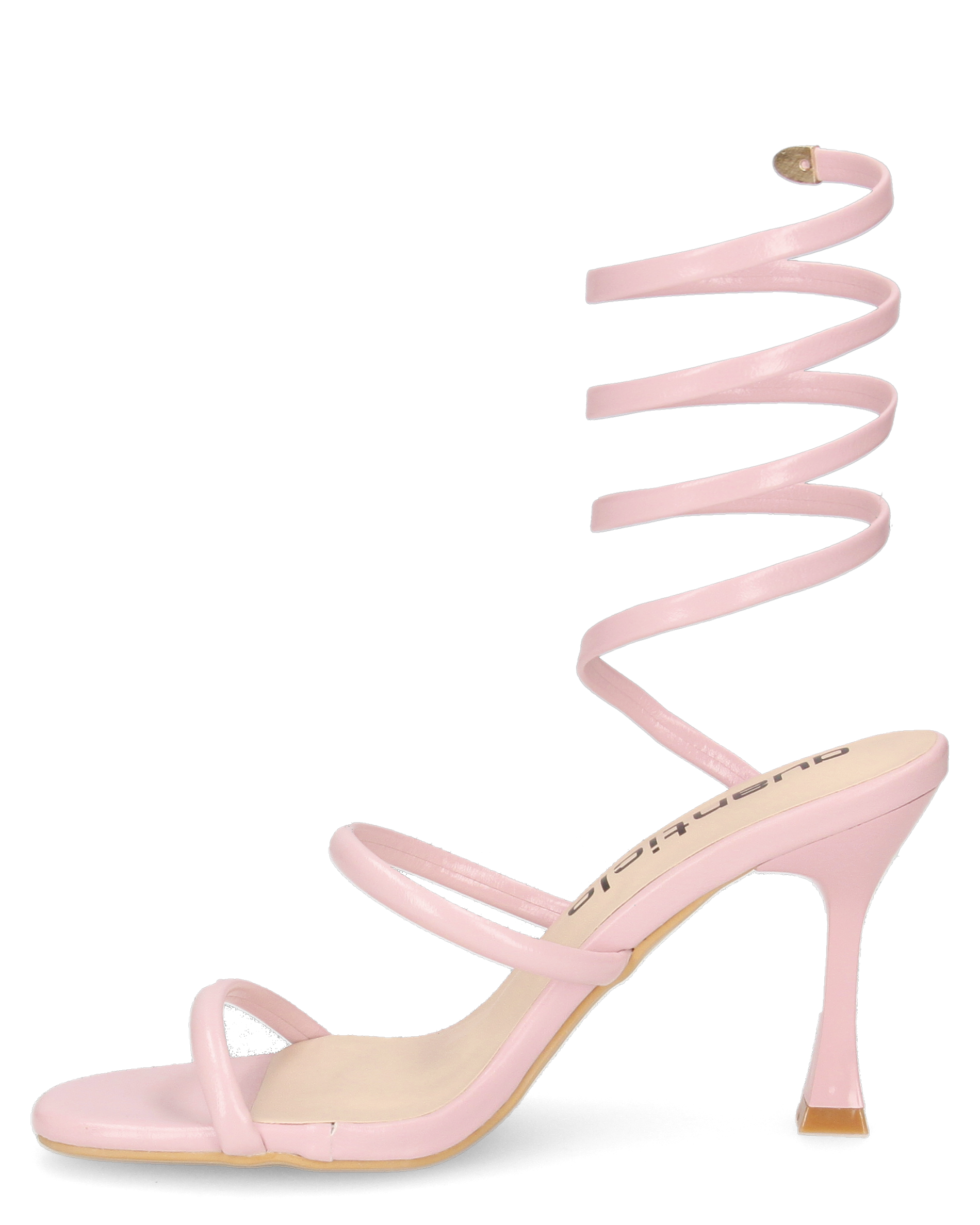 DONNIE - sandali rosa con tacco con spirale