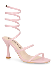 DONNIE - sandali rosa con tacco con spirale