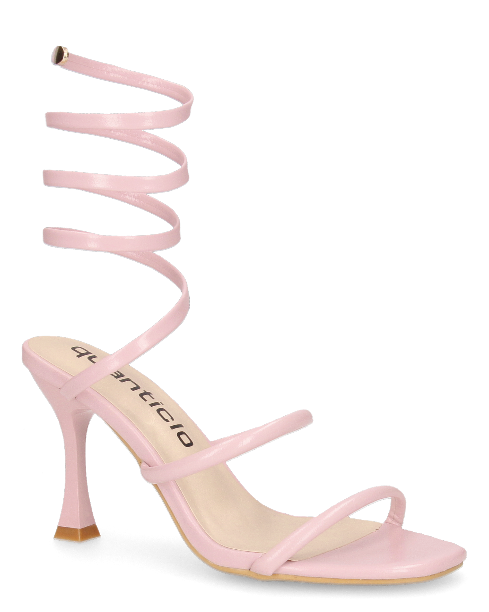 DONNIE - sandali rosa con tacco con spirale