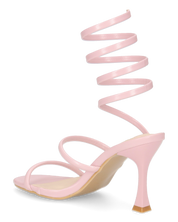 DONNIE - sandali rosa con tacco con spirale