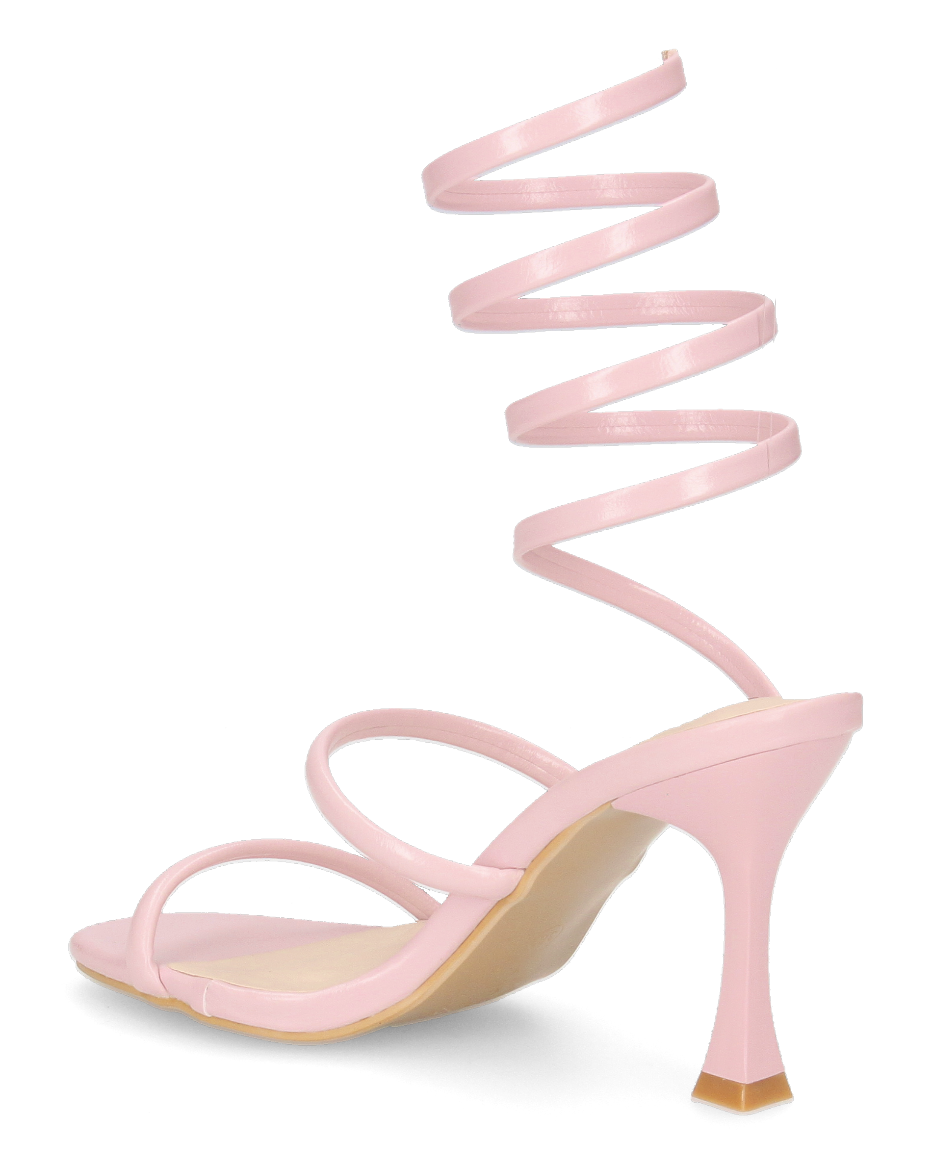 DONNIE - sandali rosa con tacco con spirale