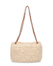 DUA - borsa in paglia intrecciata beige