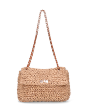 DUA - borsa in paglia intrecciata marroncina