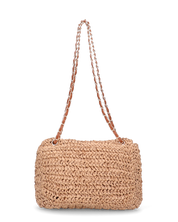 DUA - borsa in paglia intrecciata marroncina