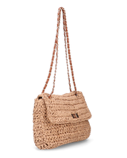 DUA - borsa in paglia intrecciata marroncina