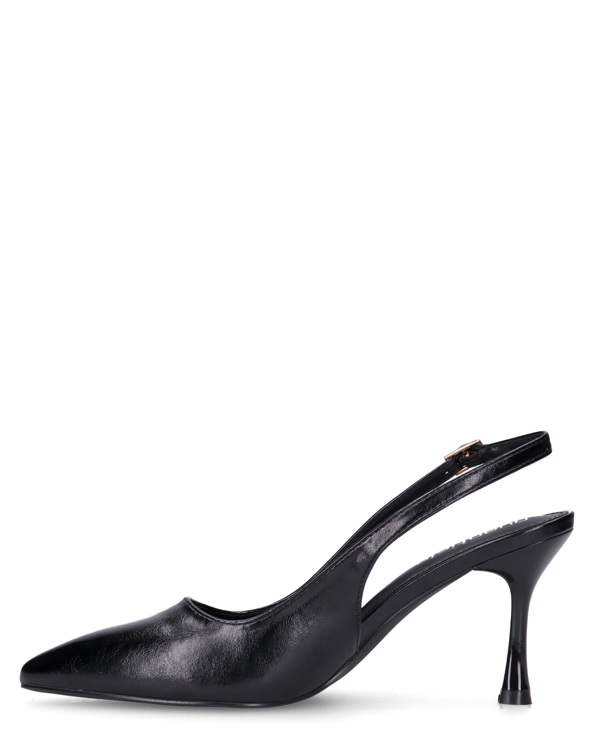 ELARA  - décolleté nero con cinturino regolabile
