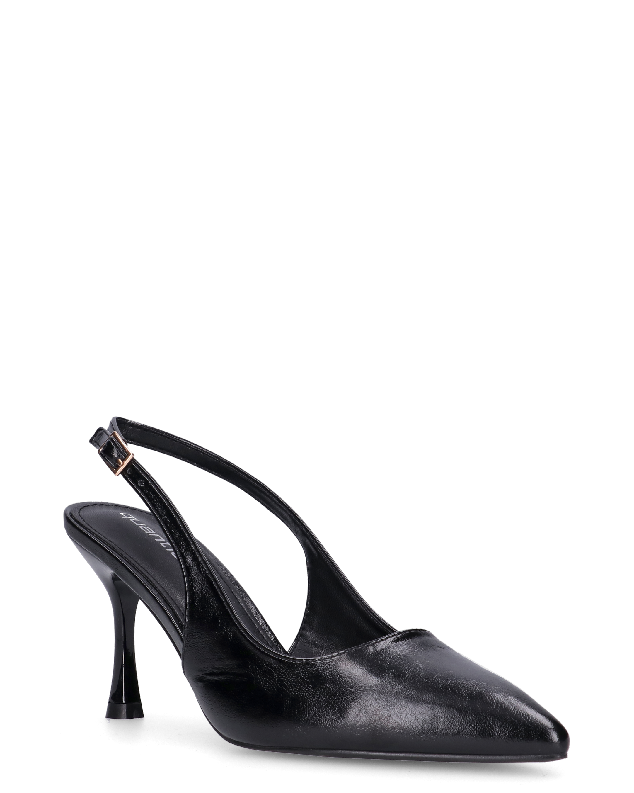 ELARA  - décolleté nero con cinturino regolabile