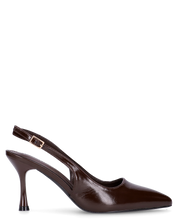 ELARA  - décolleté marrone con cinturino regolabile