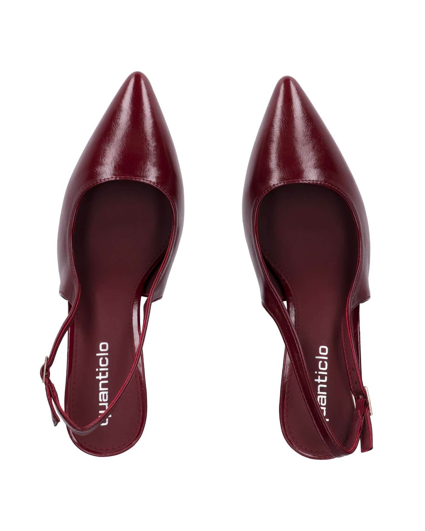 ELARA  - décolleté bordeaux con cinturino regolabile