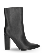 FEDRIKA -  Stivale 2 in 1 in ecopelle nera: da stivale alto a stivaletto con un semplice gesto