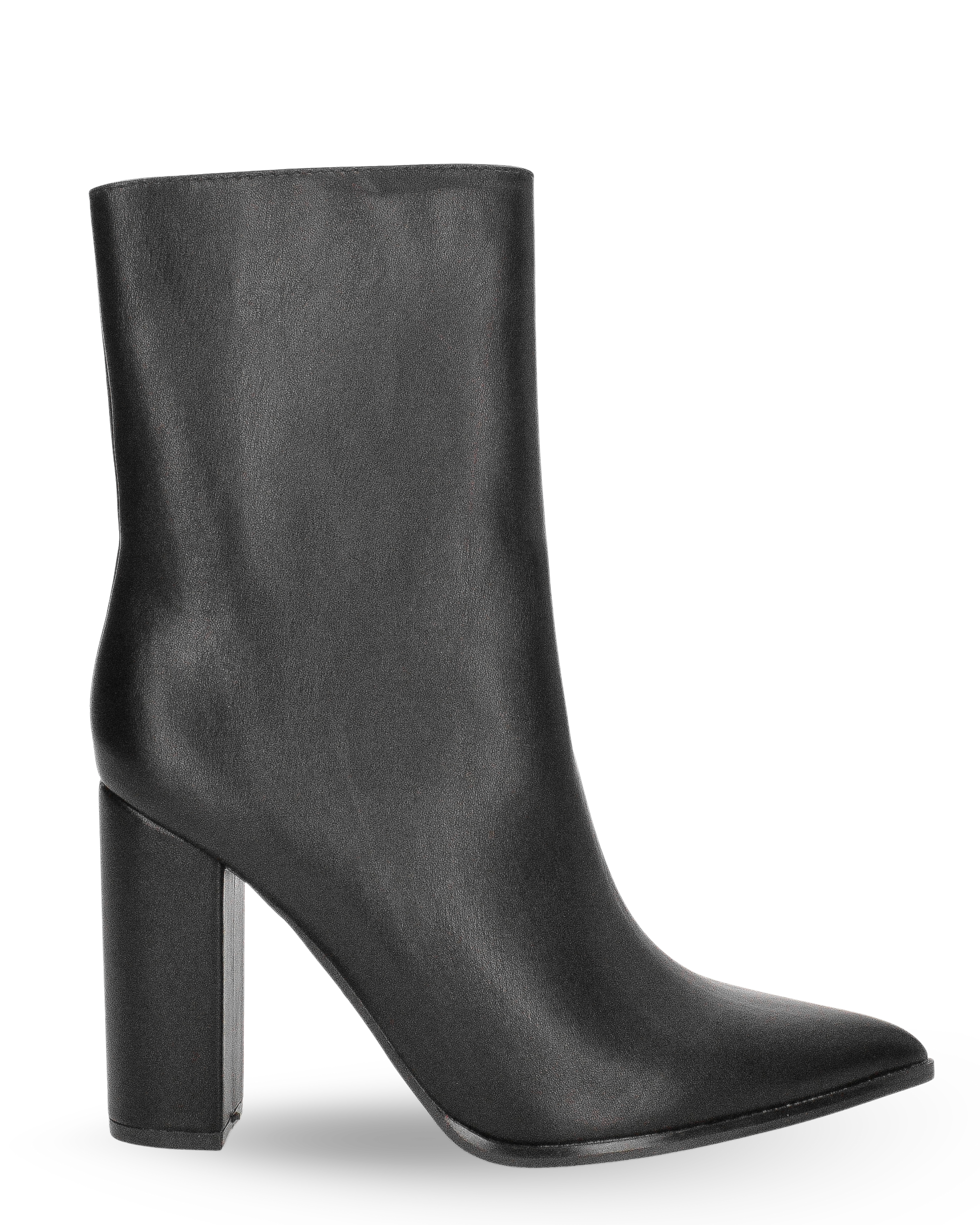 FEDRIKA -  Stivale 2 in 1 in ecopelle nera: da stivale alto a stivaletto con un semplice gesto