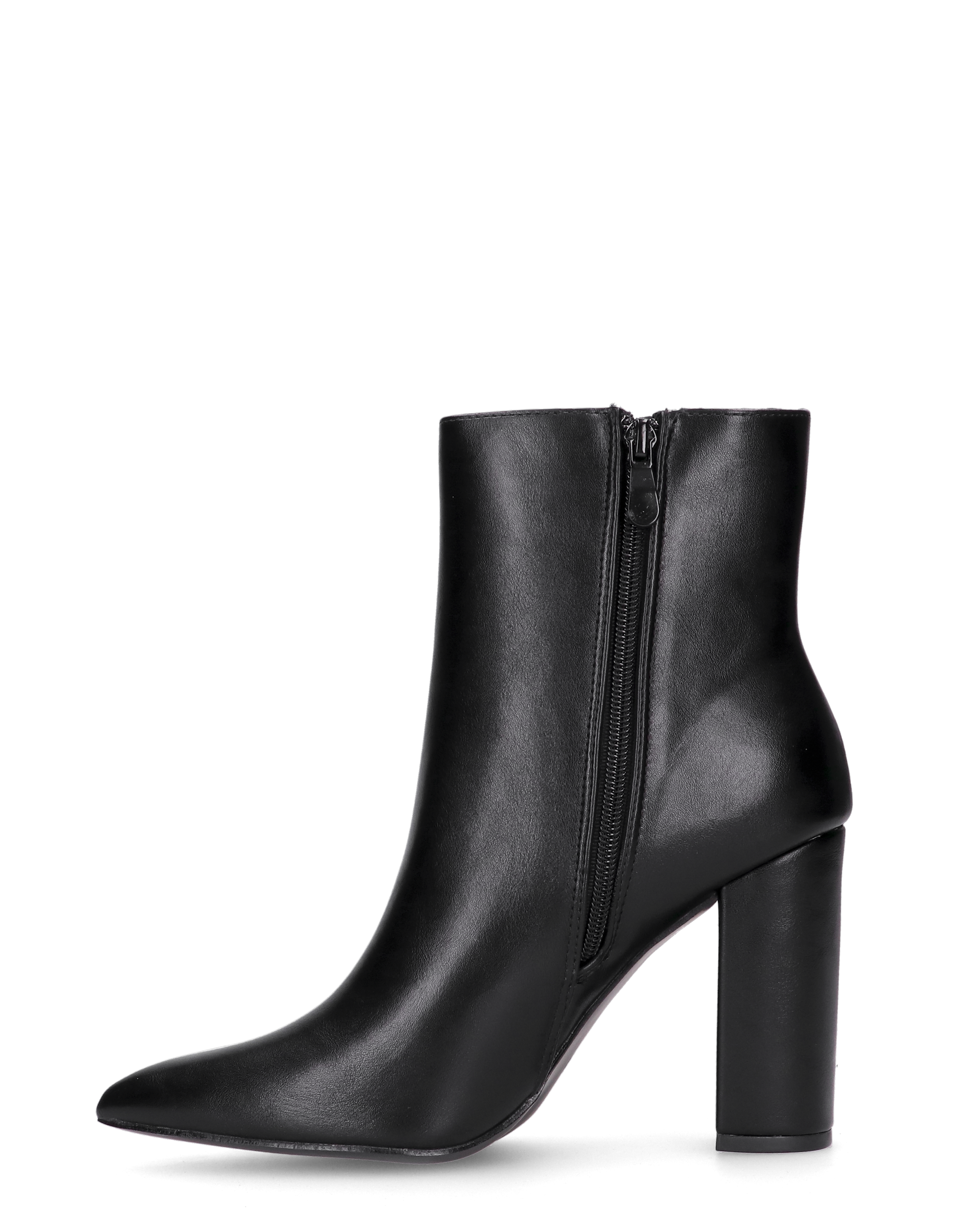 FEDRIKA -  Stivale 2 in 1 in ecopelle nera: da stivale alto a stivaletto con un semplice gesto