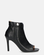 GEMA - scarpe con tacco in ecopelle nera