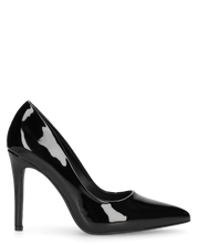 SILJE - décolleté con tacco a spillo in nero lucido