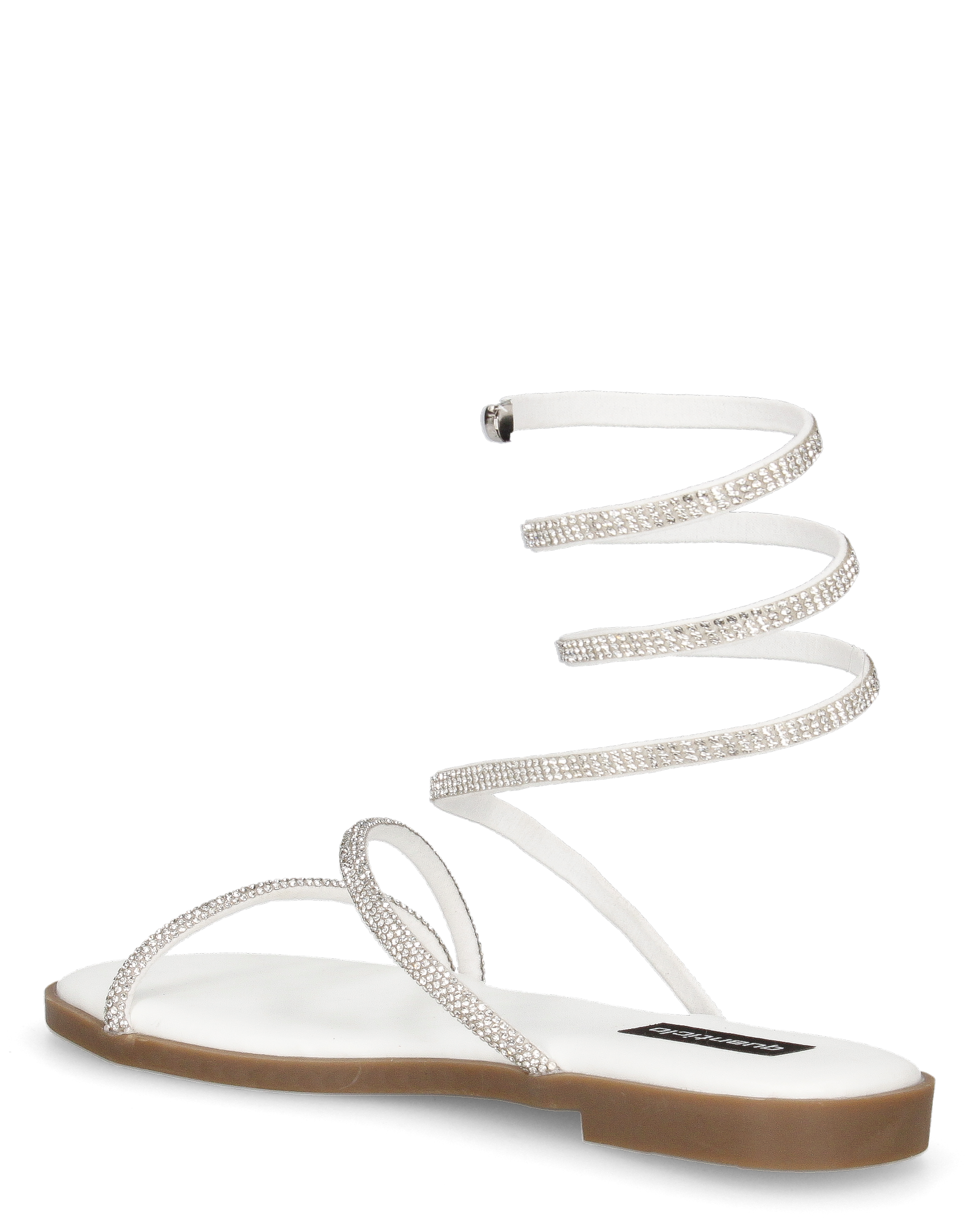 HANNA - sandali flat bianchi con spirale