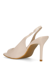 HEDDA - sandali in beige lucido con tacco a spillo