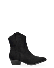 HISMA - Stivale 2 in 1 in camoscio nero in stile camperos