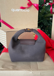 SLOANE - borsa marrone 2 in 1 pochette e con manico