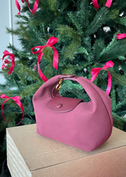 SLOANE - borsa burgundy 2 in 1 pochette e con manico