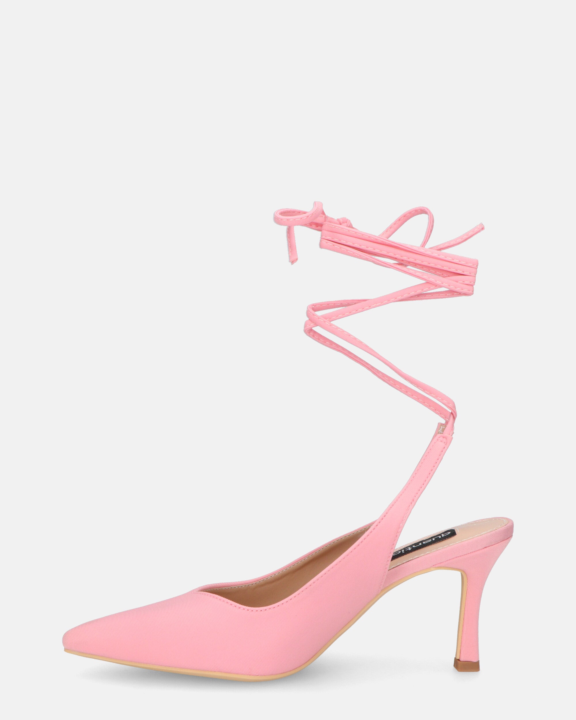 IOLE - scarpe con tacco a spillo in lycra rosa