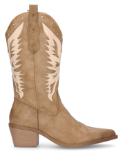 IRENE - camperos beige con disegni beige chiari