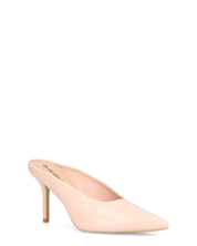 JEMMIE - décolleté in ecopelle beige con soletta beige