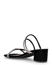 JOYA - sandali con tacco squadrato con gemme nei listini