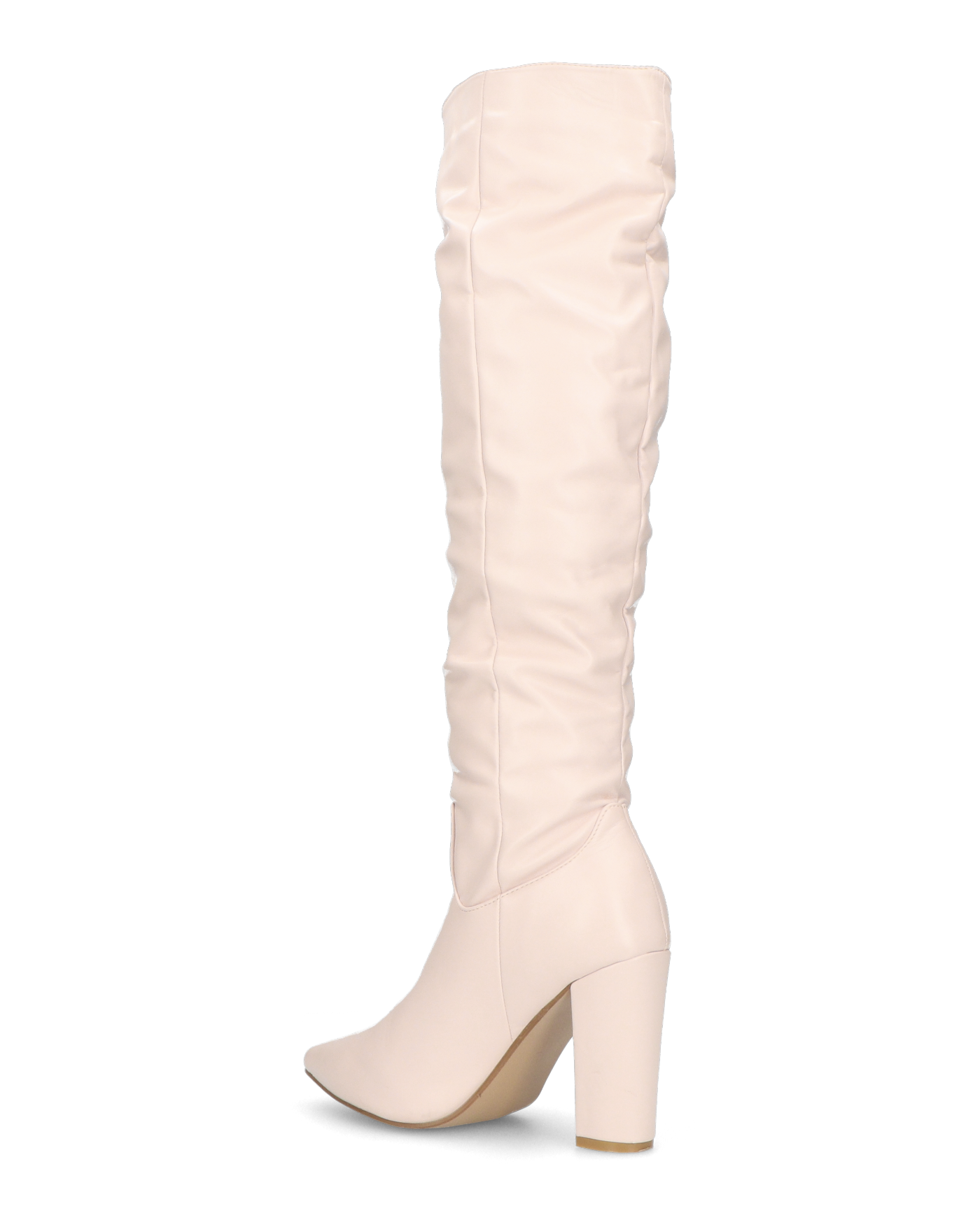 JONITTA - stivale alto con tacco in beige