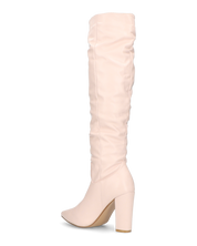 JONITTA - stivale alto con tacco in beige