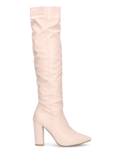 JONITTA - stivale alto con tacco in beige