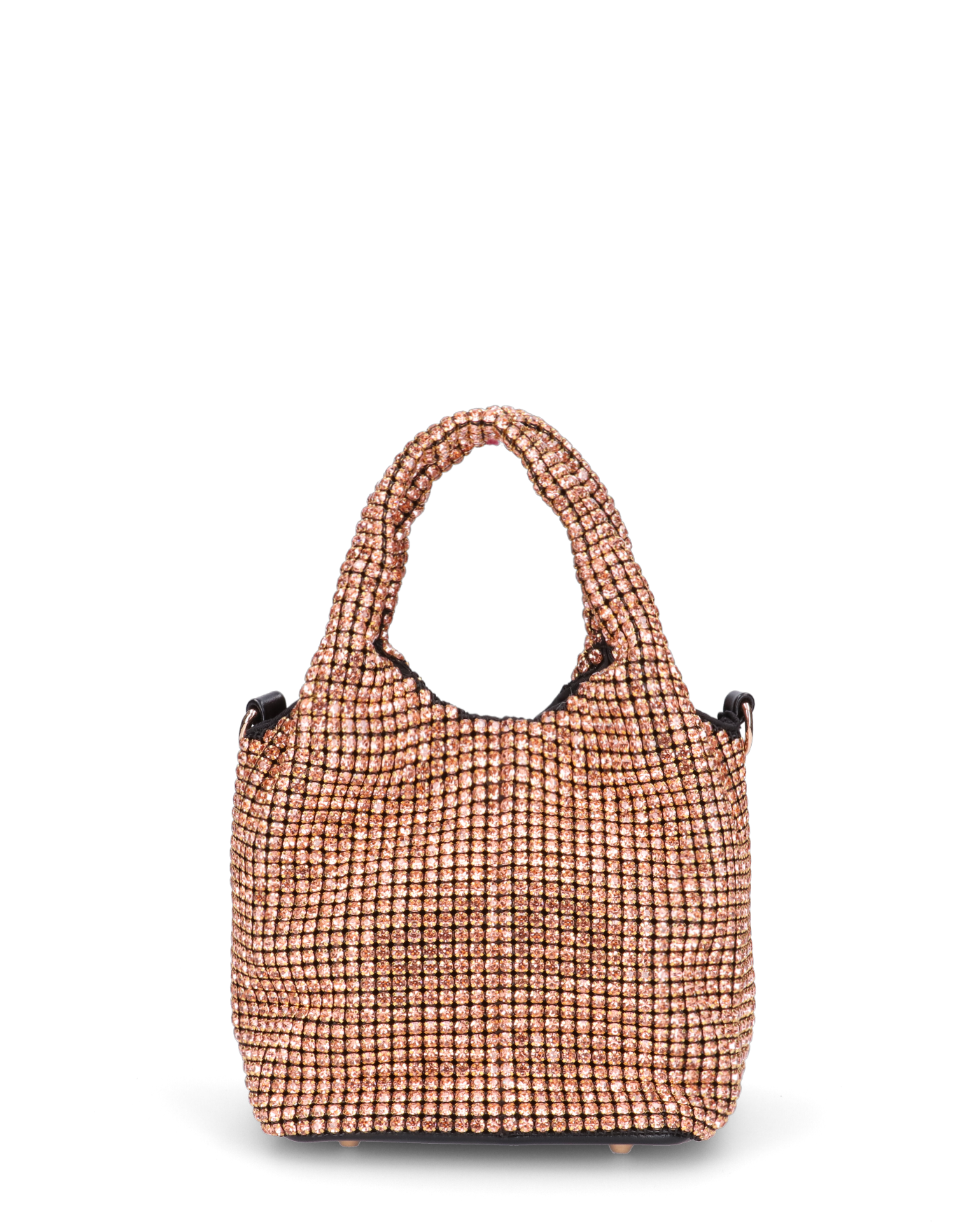 JOSIE - borsetta a mano color bronzo in glitter