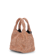 JOSIE - borsetta a mano color bronzo in glitter