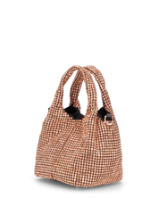 JOSIE - borsetta a mano color bronzo in glitter