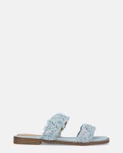 KALI - sandali in tessuto denim con gemme