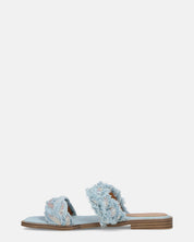 KALI - sandali in tessuto denim con gemme