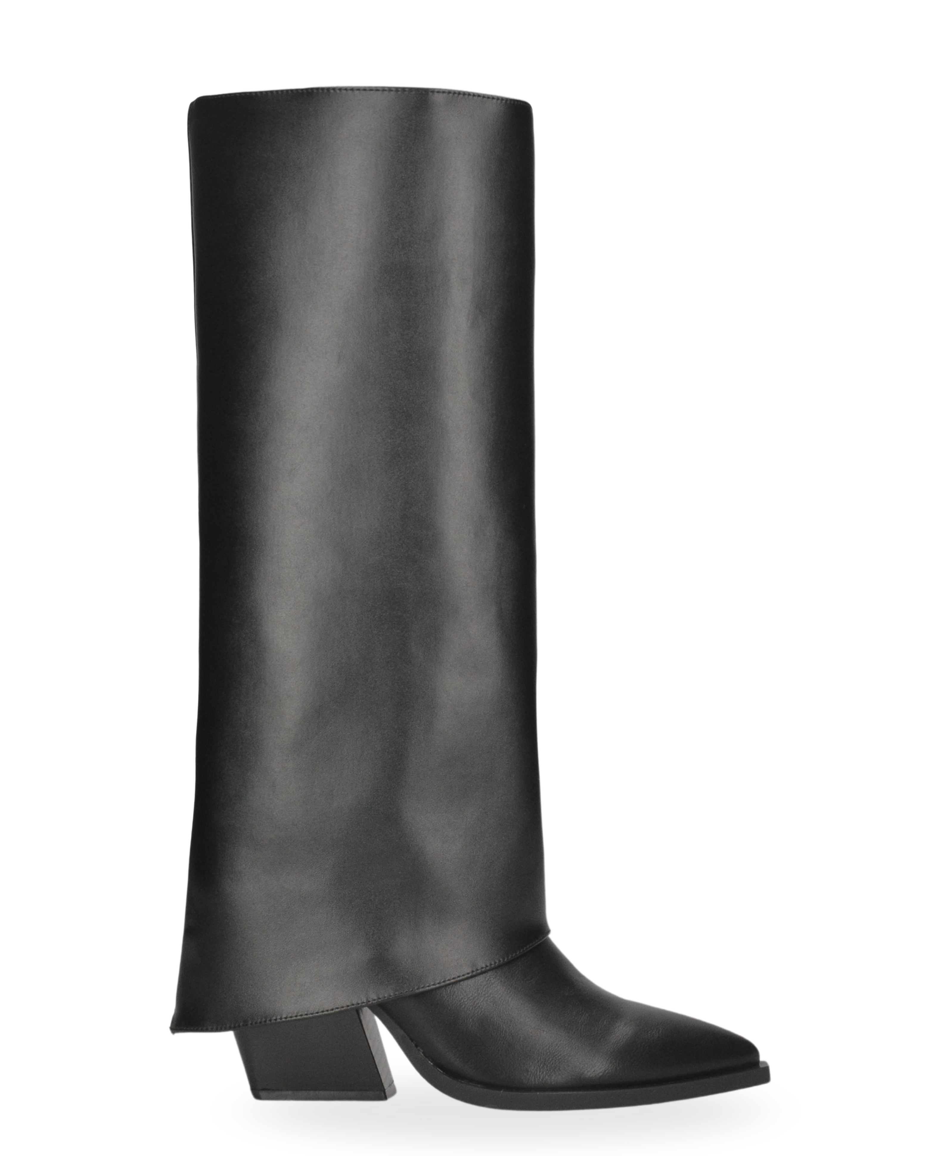 LOTTIE - Stivale 2 in 1 in ecopelle nera camperos