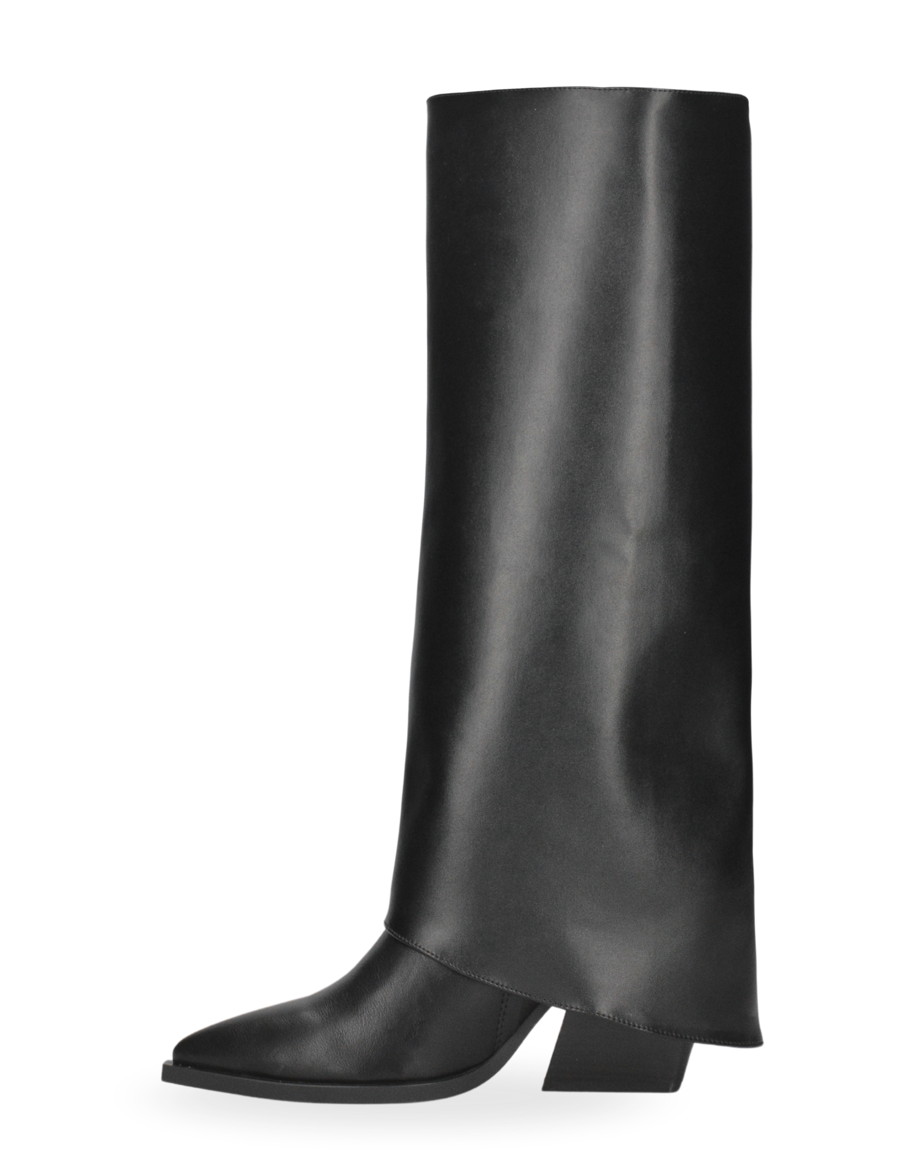 LOTTIE - Stivale 2 in 1 in ecopelle nera camperos