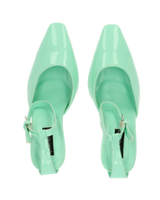 LUDWIKA - sandali decolette in glassy verde