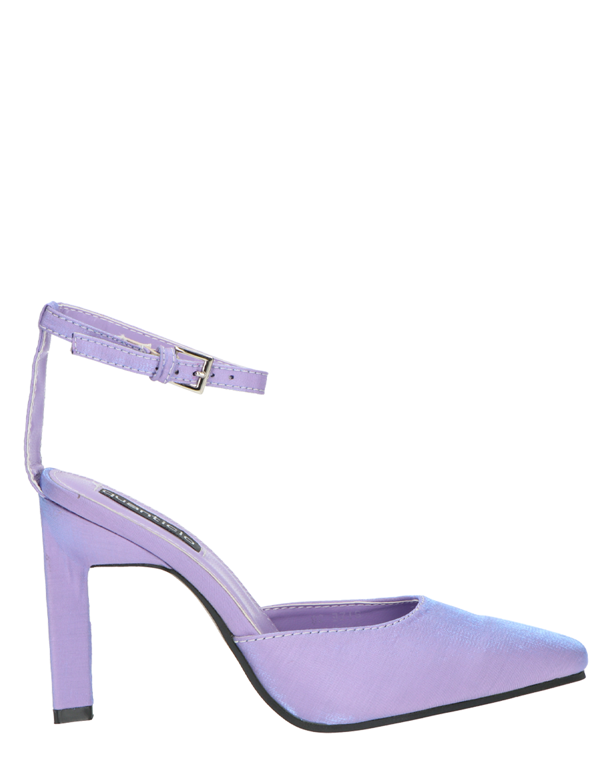 LUDWIKA - sandali decolette in lycra viola con effetto opalescente