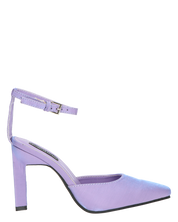 LUDWIKA - sandali decolette in lycra viola con effetto opalescente