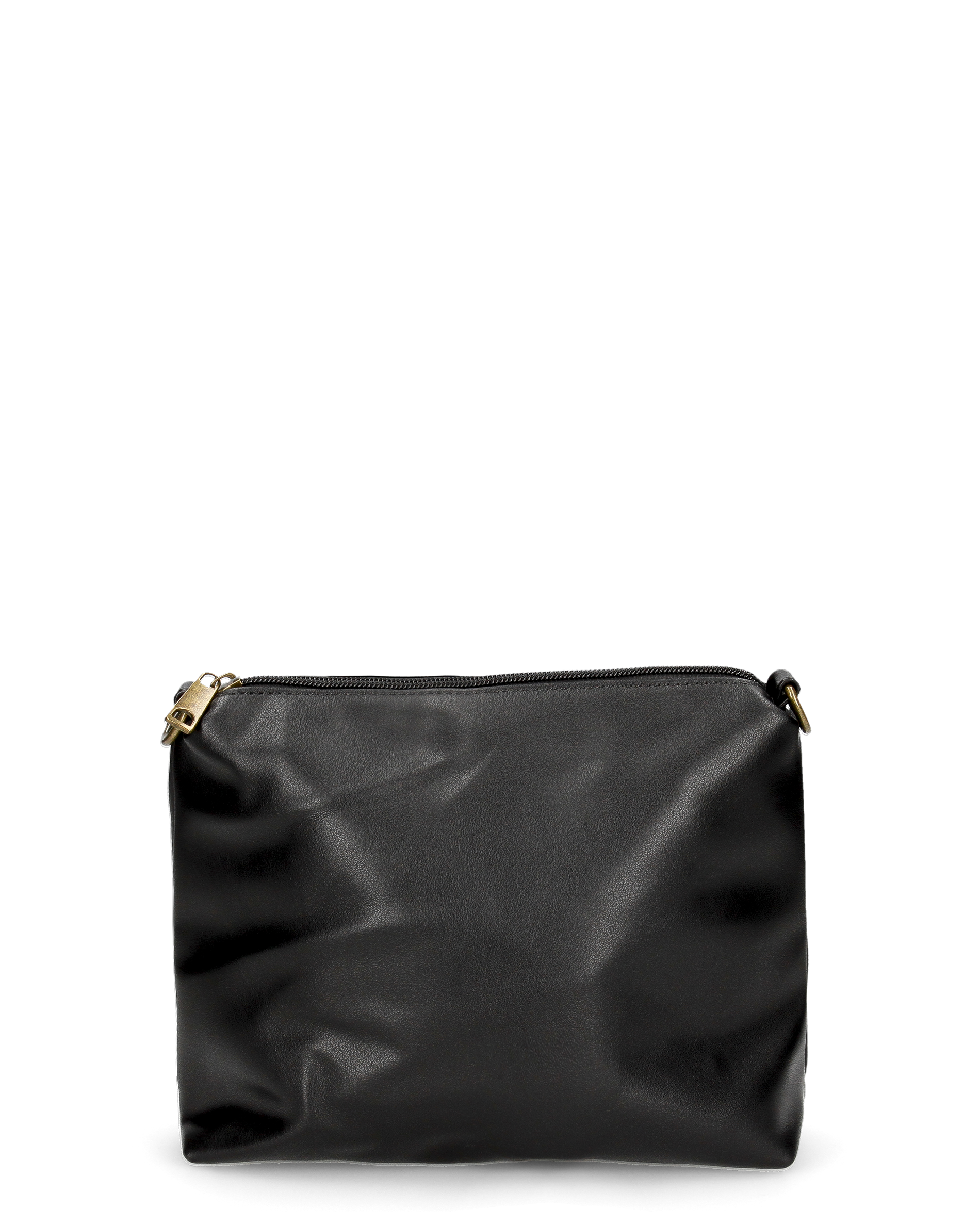 LESSYB - Borsa grande nera con tracolla e borsellino aggiuntivi