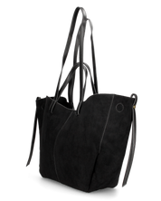 LESSYB - Borsa grande nera con tracolla e borsellino aggiuntivi