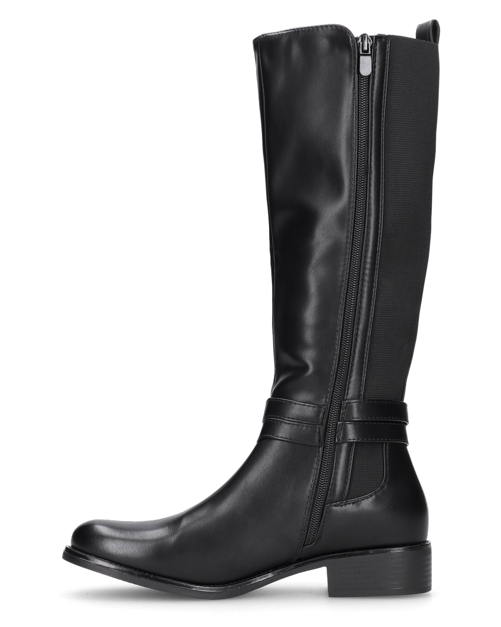 +Size LIVIEBK - stivalin alti con cerniera e tessuto elastico