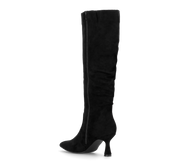 LOREDANA - stivale alto in camoscio nero