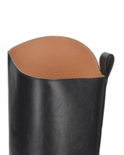 LUISA - stivali alti neri con accessorio removibile