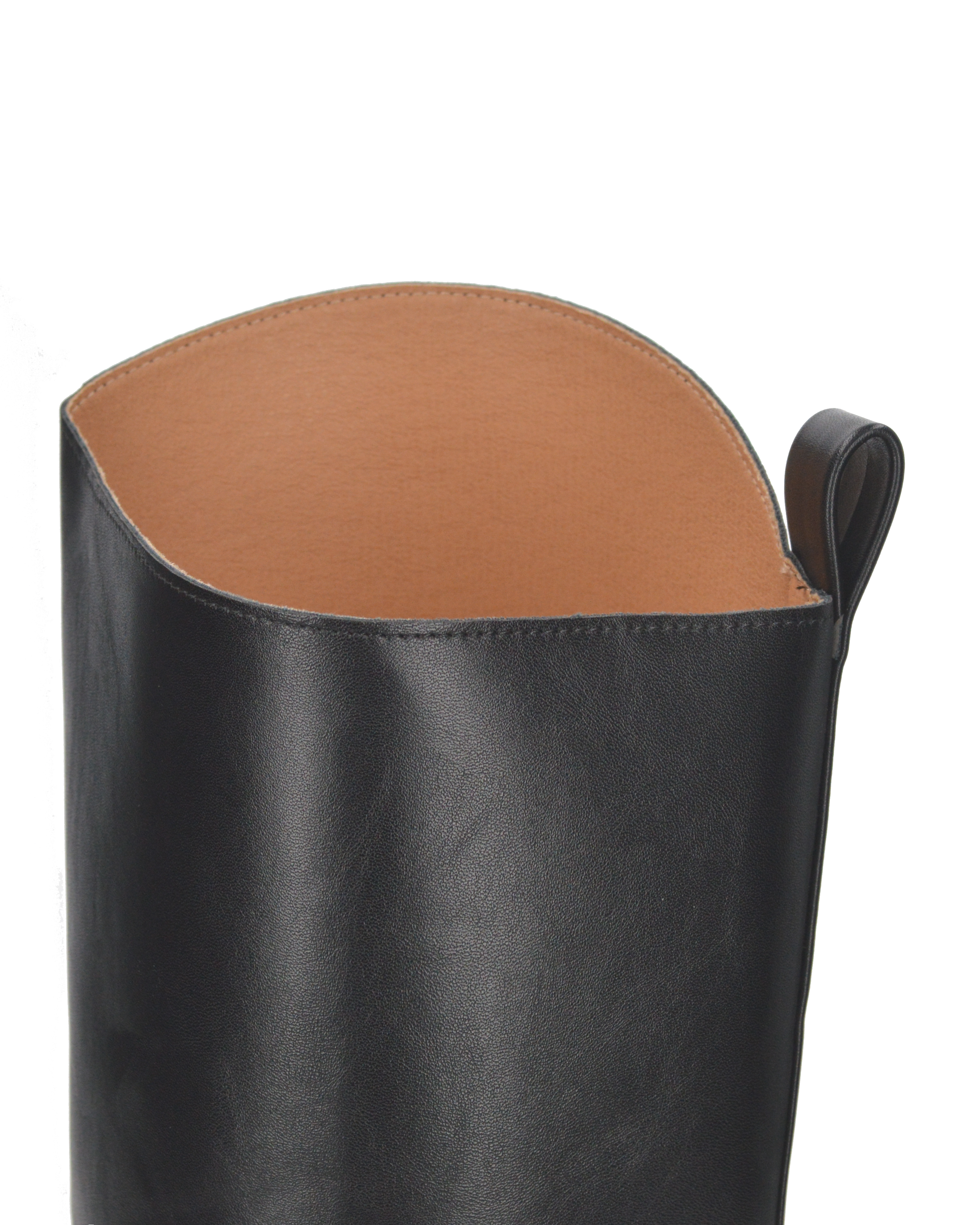 LUISA - stivali alti neri con accessorio removibile