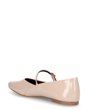 LUPITA - ballerine beige lucide con cinturino