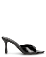 MATYLDA - sandali sabot neri in ecopelle con punta affusolata