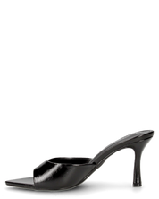 MATYLDA - sandali sabot neri in ecopelle con punta affusolata