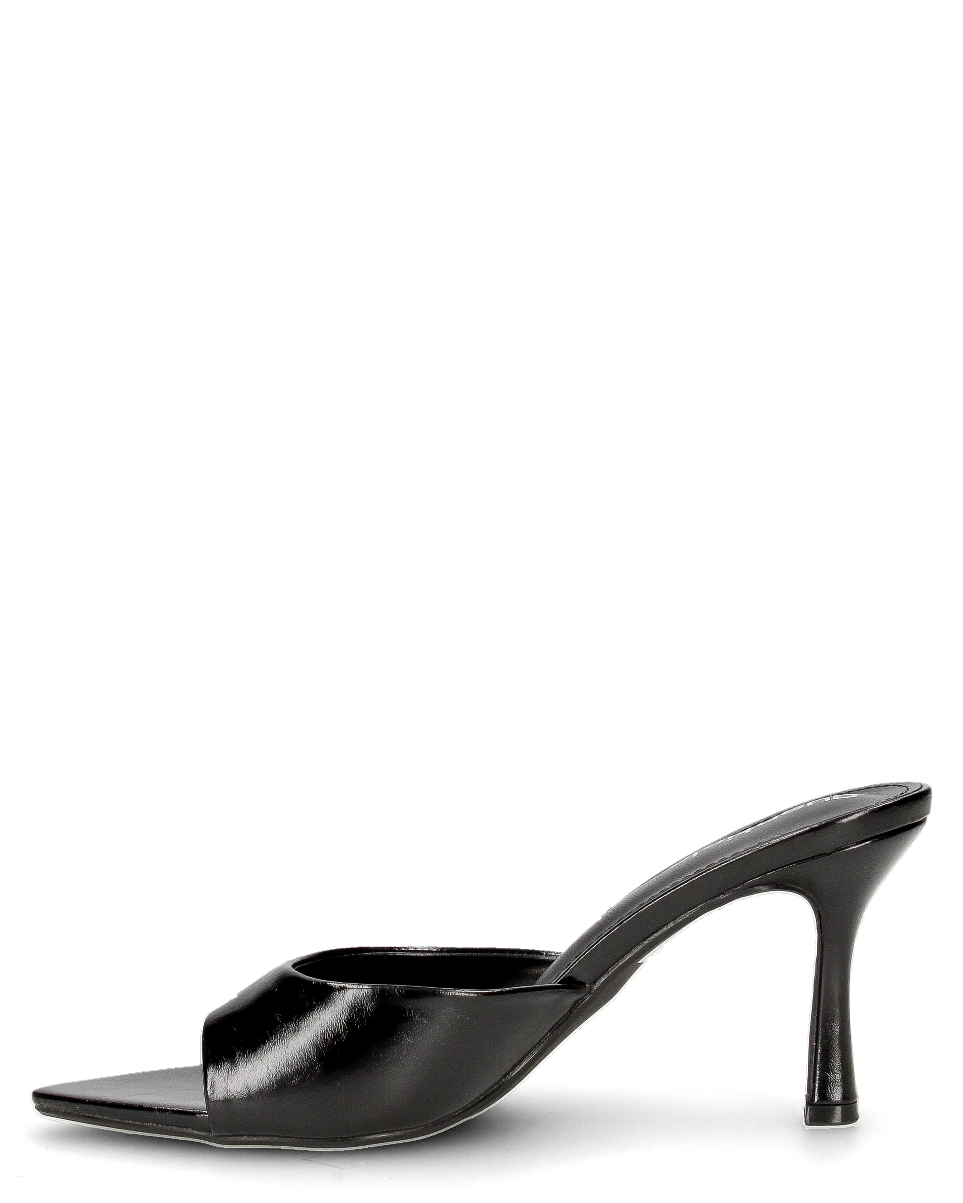 MATYLDA - sandali sabot neri in ecopelle con punta affusolata